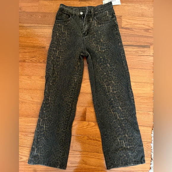 Leopard print jeans - Picture 1 of 2